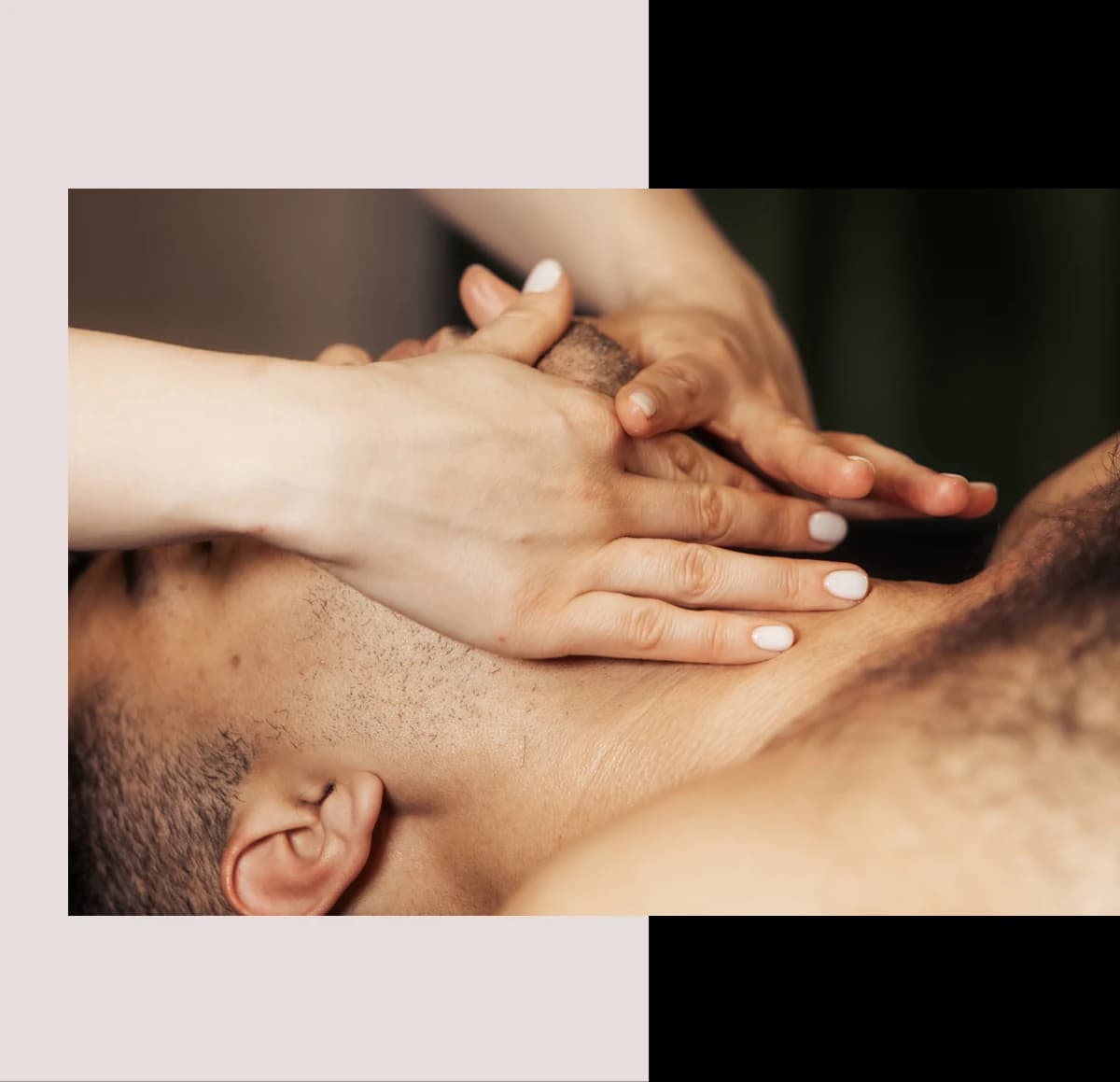 Massage du visage et de la nuque